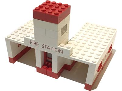 1308 LEGO Fire Station out of the box. Click to have yours valued