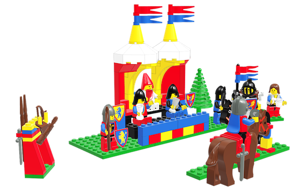 1584 LEGO Lion Knights Challenge out of the box. Click to have yours appraised