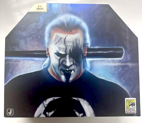 2023 SDCC Exclusive AEW Sting Action Figure. Click for a free appraisal