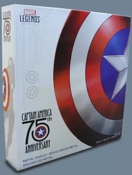 Marvel Legends Captain America 75th Anniversary 1:1 Metal Shield. Click for a free appraisal of yours