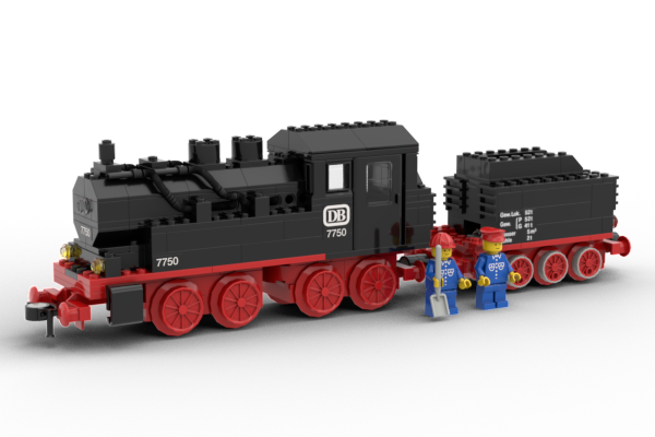 7750 LEGO Trains Steam Engine with Tender out of the box. Click to have yours appraised FREE