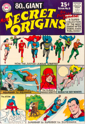 80-Page Giant #8 (1965): Secret Origins including The Atom, Flash and Robin. Click to sell one