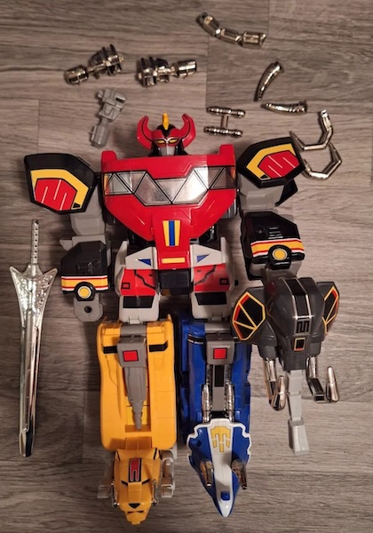 1993 Power Rangers Deluxe Megazord out of the box. Click to have yours appraised