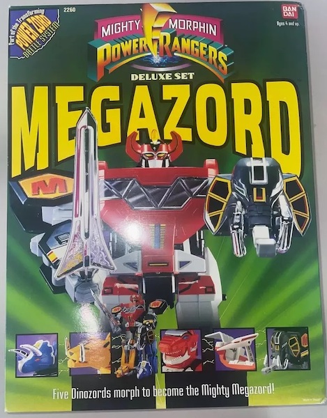 1993 Power Rangers Deluxe Megazord. Click to have yours appraised
