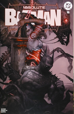 Absolute Batman #16 Quintana variant cover. Click to sell yours