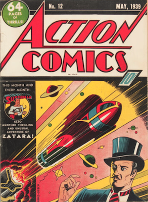 Action Comics #12: Zatara sci-fi cover. Click to have yours appraised