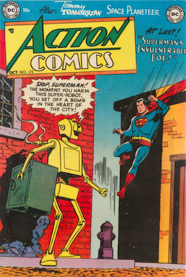 Action Comics #173: Superman vs robot cover. Click to sell one