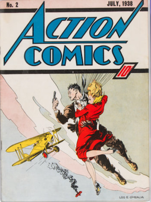 Action Comics #2: Second appearance of Superman. Rare! Click for values