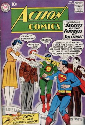 Action Comics #261: 1st Streaky the Super-Cat and X-Kryptonite. Click for values