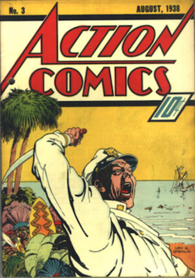 Action Comics #3: Rare! 3rd appearance of Superman. Click for values