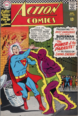 Action Comics #340: 1st Parasite. Check for the poster in the centerfold