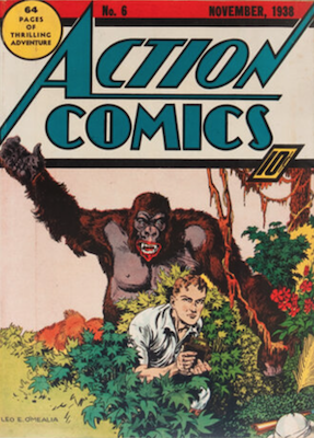 Action Comics #6: First appearance of Jimmy Olsen. Click for values