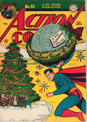 Action Comics #93: Classic Christmas cover. Click for a free valuation