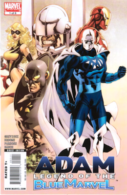 Adam: Legend of the Blue Marvel #1. Click for value