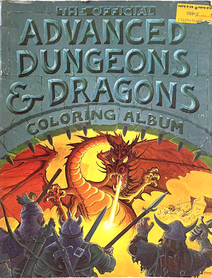 Advanced Dungeons and Dragons Coloring Album (1979). Click to sell or appraise your copy