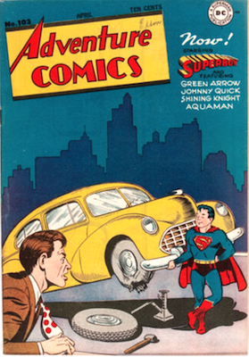 Adventure Comics #103: Aquaman and Green Arrow stories begin