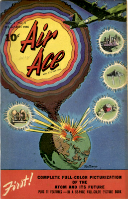 Air Ace v3 #2: Atomic cloud cover. Click to sell or value your sci-fi comic books