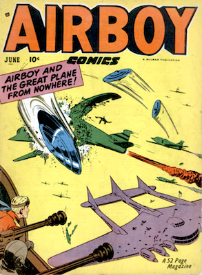 Airboy Comics V8 #5: Flying saucer cover. Click to sell yours