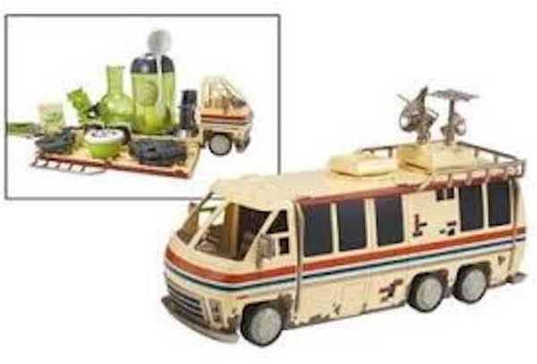 Ben 10 Alien Laboratory Rustbucket RV Playset out of the box. Click for values