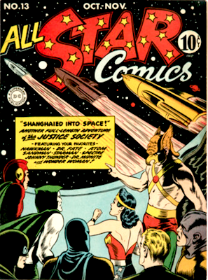 All Star Comics #13: Sci-Fi cover. Click to sell or appraise one
