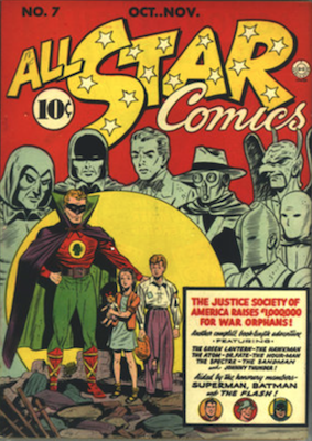 All-Star Comics #7: 1st Superman and Batman story