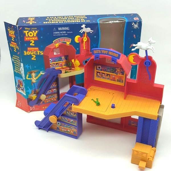 Toy Story 2 Al's Toy Barn Deluxe Play Set out of the box. Click for valuation