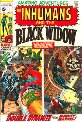 Amazing Adventures #1 (1970): Black Widow headlines. Click to value or sell comic books