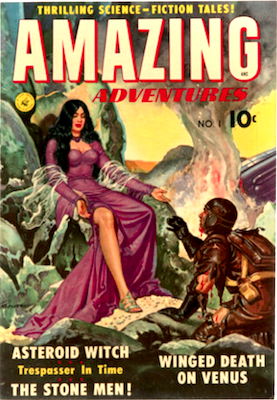 Amazing Adventures #1 (1950): Ziff-Davis sci-fi comic. Click to sell one