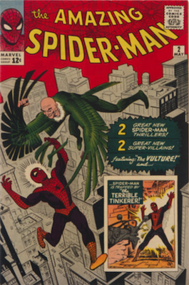 Amazing Spider Man Comic 2 is the first appearance of The Vulture. Click to sell or appraise yours