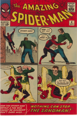 Amazing Spider Man Comic 4 is the first appearance of Sandman. Click to sell or appraise yours