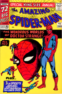 Amazing Spider-Man Annual #2: 1st Doctor Strange crossover. Click to value yours