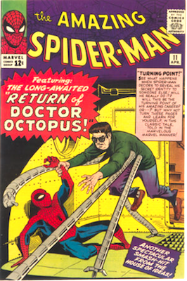 Amazing Spider Man Comic 11 features the return of Doctor Octopus in a two-part story. Click to sell or appraise yours