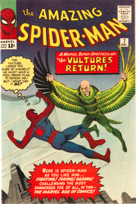 Amazing Spider Man Comic 7 features the return of The Vulture. Click to sell or appraise yours