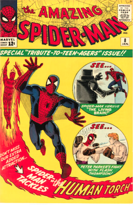 Amazing Spider Man Comic 8 features the first appearance of the Living Brain. Click to sell or appraise yours
