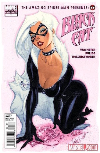 Amazing Spider-Man Presents: Black Cat 1 Variant Edition (2010). Classic cover by J. Scott Campbell. Click to sell yours