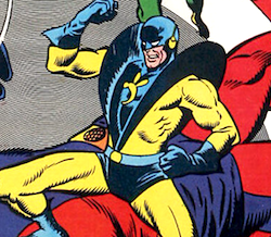 The Ant-Man villain Yellowjacket first appeared in Avengers #59 The Ant-Man villain Yellowjacket first appeared in Avengers #59
