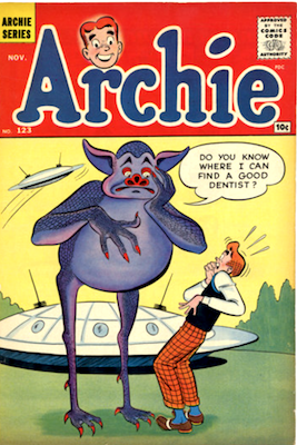 Archie Comics #123: Sci-Fi Archie comic. Click to sell your Archie comics