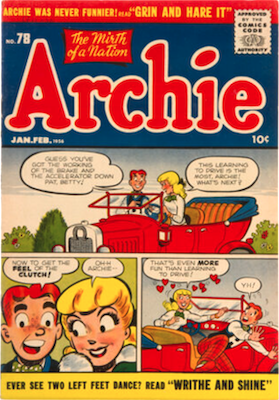 Archie Comics #78: Innuendo "Clutch" Cover. Click to value or sell one