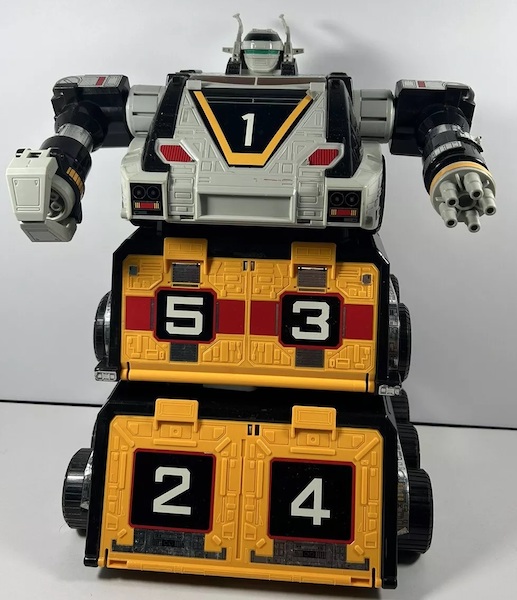 Power Rangers Turbo Deluxe Artillatron out of the box. Click to have yours appraised