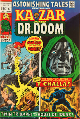 Astonishing Tales #6: Black Panther cover story. Click to get your comic books appraised FREE