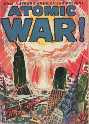Atomic War #1: Atomic explosion cover. Click to value yours