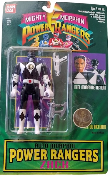 Mighty Morphin Power Rangers Black Ranger Auto Morphin Action Figure. Click for valuation