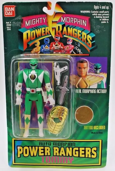 Mighty Morphin Power Rangers Green Ranger Auto Morphin Action Figure. Click for a free appraisal