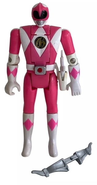 Mighty Morphin Power Rangers Pink Ranger Auto Morphin Action Figure out of the pack. Click for a free valuation