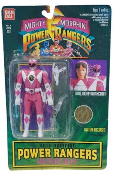 Mighty Morphin Power Rangers Pink Ranger Auto Morphin Action Figure. Click for a free valuation