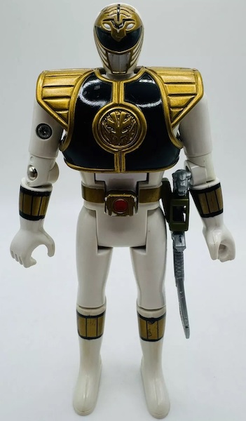 Mighty Morphin Power Rangers White Ranger Auto Morphin Action Figure out of the pack. Click for a free appraisal