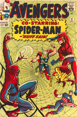 Avengers #11: Spider-Man vs Avengers. Click to have yours valued