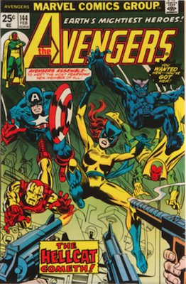 Avengers #144: First Hellcat. Click to have yours valued