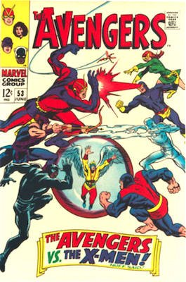 Avengers #53: Avengers vs X-Men. Click to have your X Men Comic Books valued