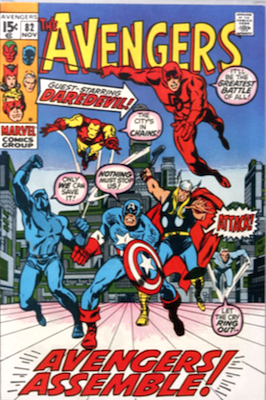 Avengers #82: Daredevil crossover